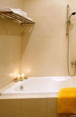 Villa, 3 Bedrooms, Private Pool, Ocean View | Bathroom - Villa Ouranos our Dream in Blue and Cream With Seaview and Pool (Agios Nikolaos)