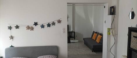 1 bedroom, iron/ironing board, Internet, bed sheets