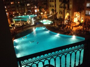 Outdoor pool - Luxury studio, Résidence Aqua Ressort Folla, Wifi, for 1 to 3 people (Chatt Mariem)