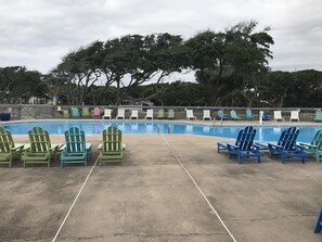 Indoor pool, outdoor pool