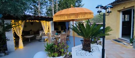 Restauration en plein air