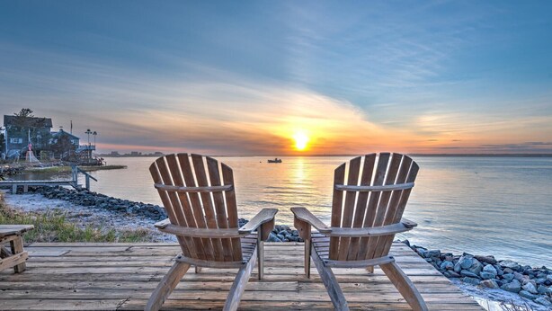 Hus, flere senger (Bungalow 3 - 1BR, Waterfront) | Strand