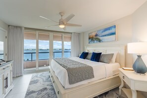 3 bedrooms, desk, iron/ironing board, free WiFi - 3BR Florida Gulf Coast Family Condo | Ocean Views & Steps from Sand Key Beach (Clearwater)