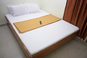 客室ごとに異なるインテリア、ベッドシーツ