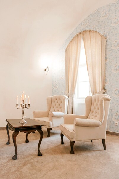 Romantic night for couple in the private chateau Villa Bork