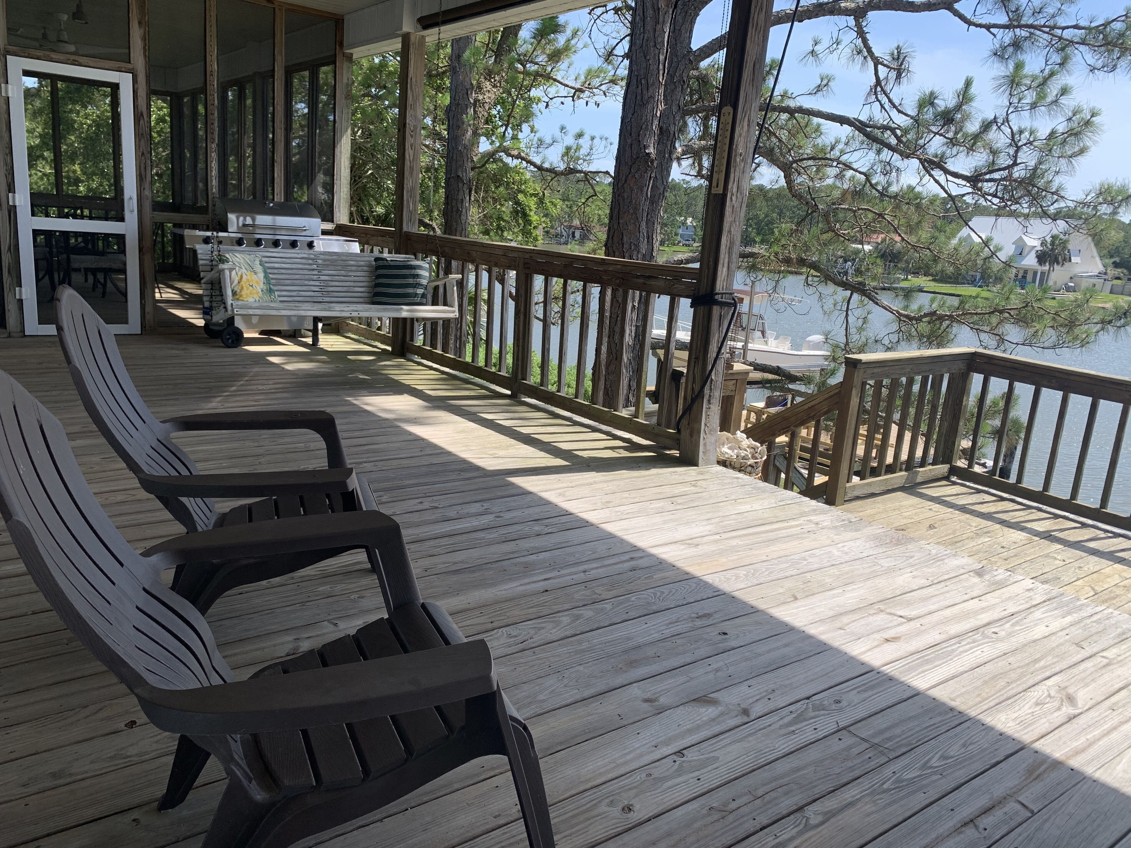 Peaceful Porches, Big Water Views