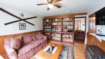 TV LED, lareira, Netflix, Hulu