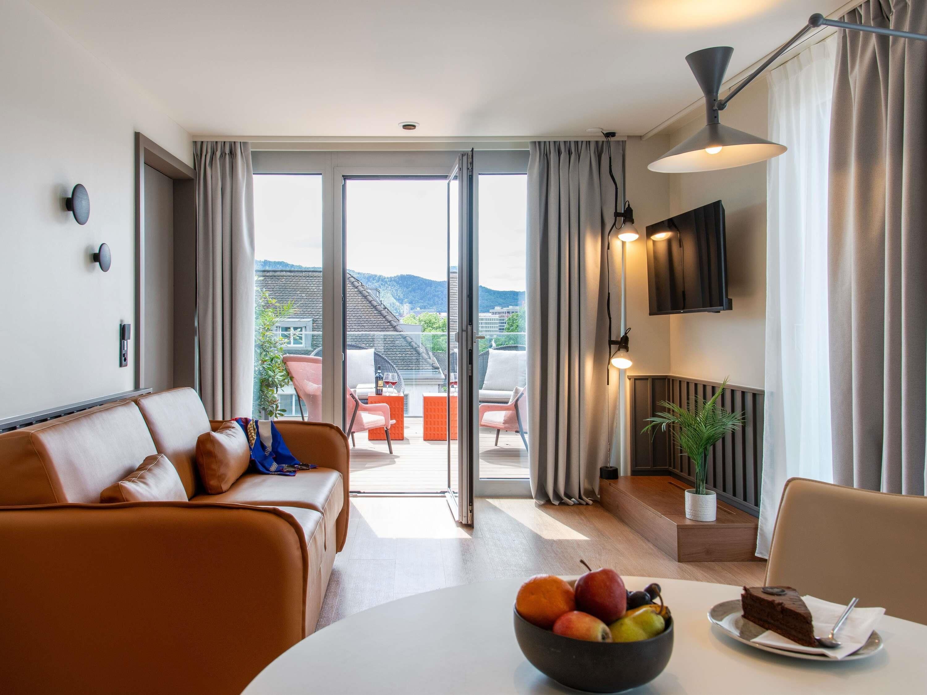 Studio Supérieur, plusieurs lits, terrasse (3 Guests)