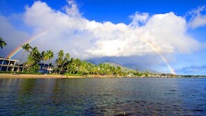 Sun-loungers, beach towels