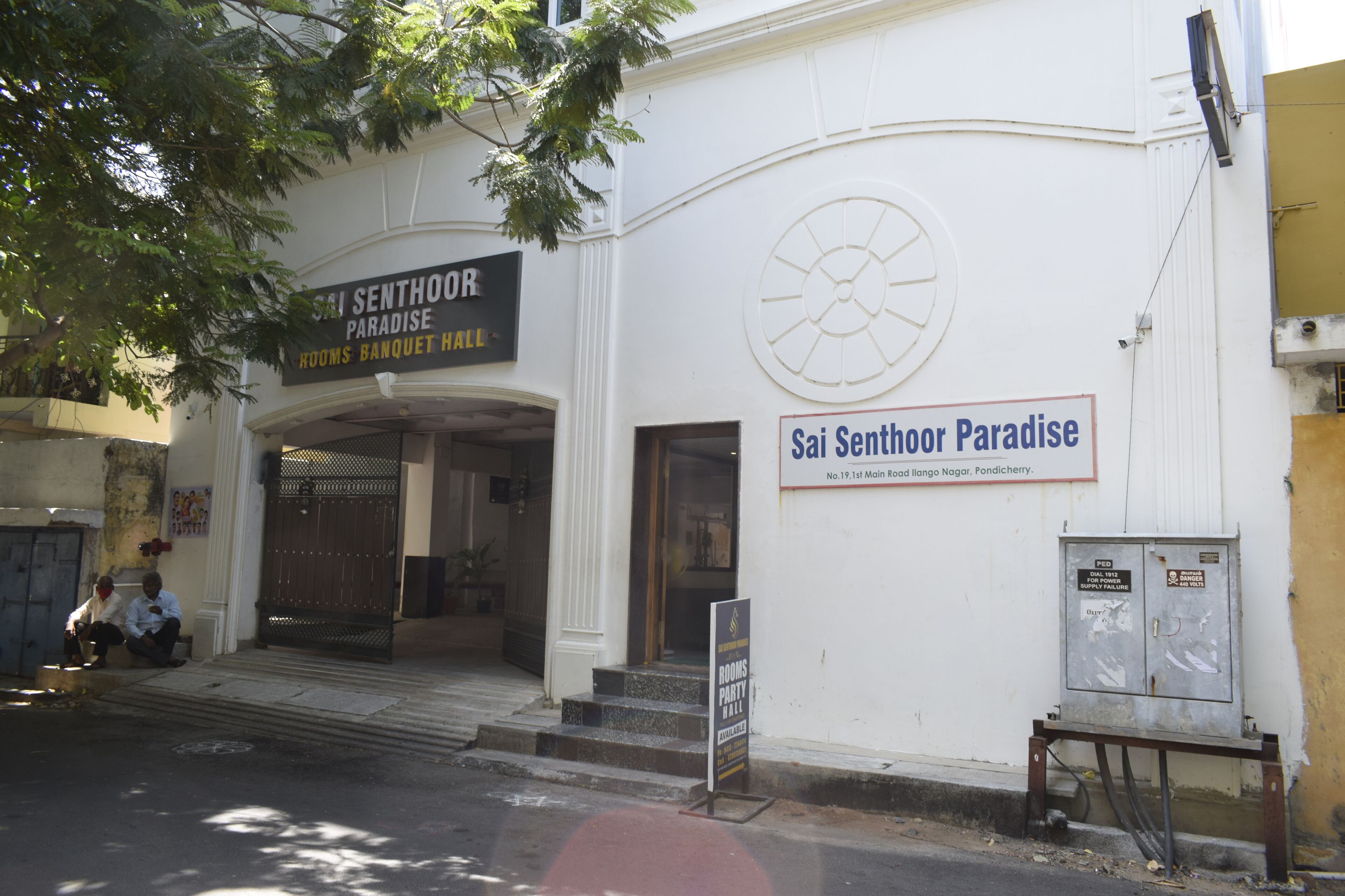 Fassade der Unterkunft