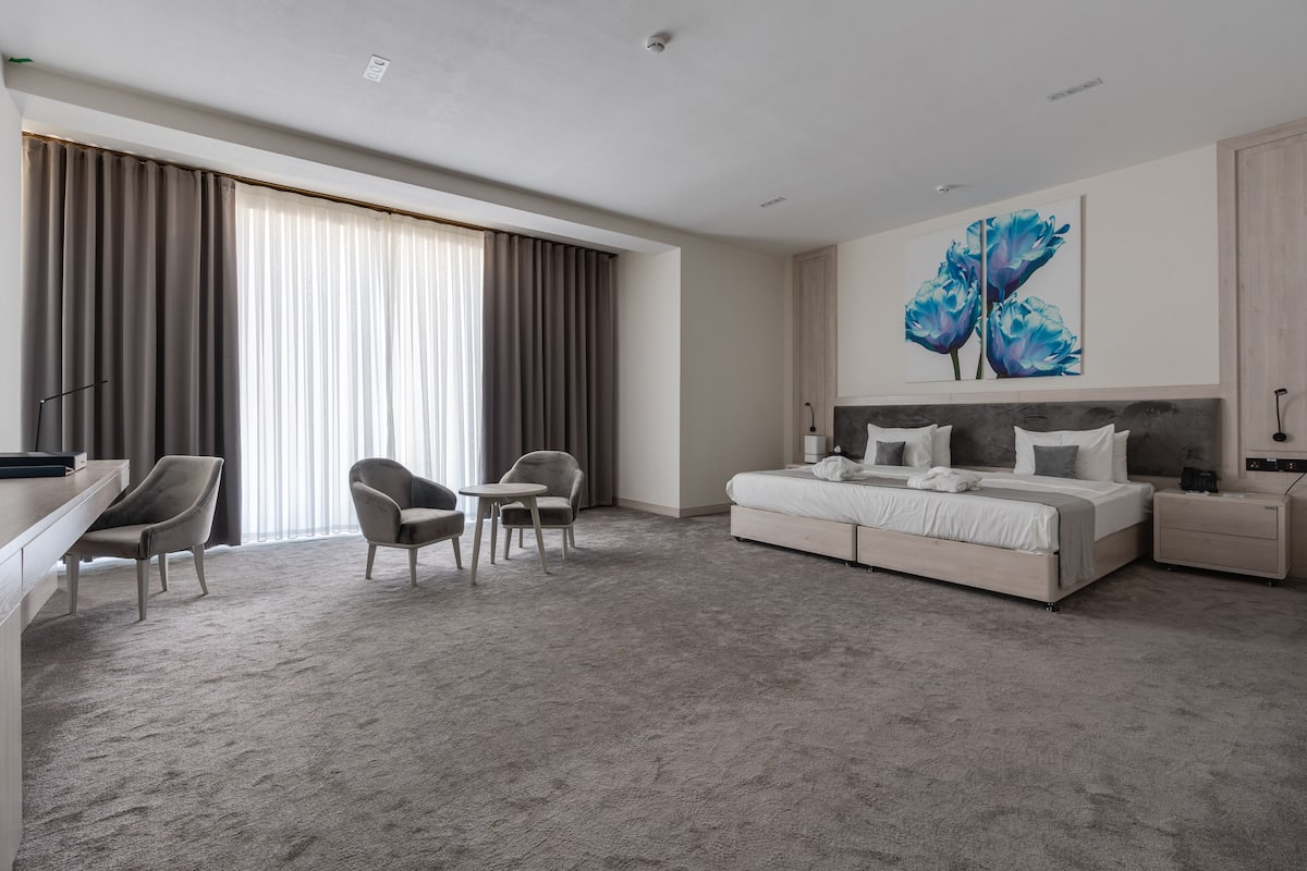 Studio Suite Junior | Minibar, brankas, ruang kerja ramah laptop, dan tirai kedap cahaya