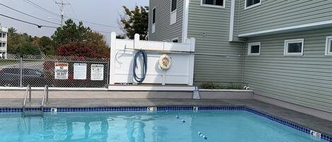Heated outdoor pool
