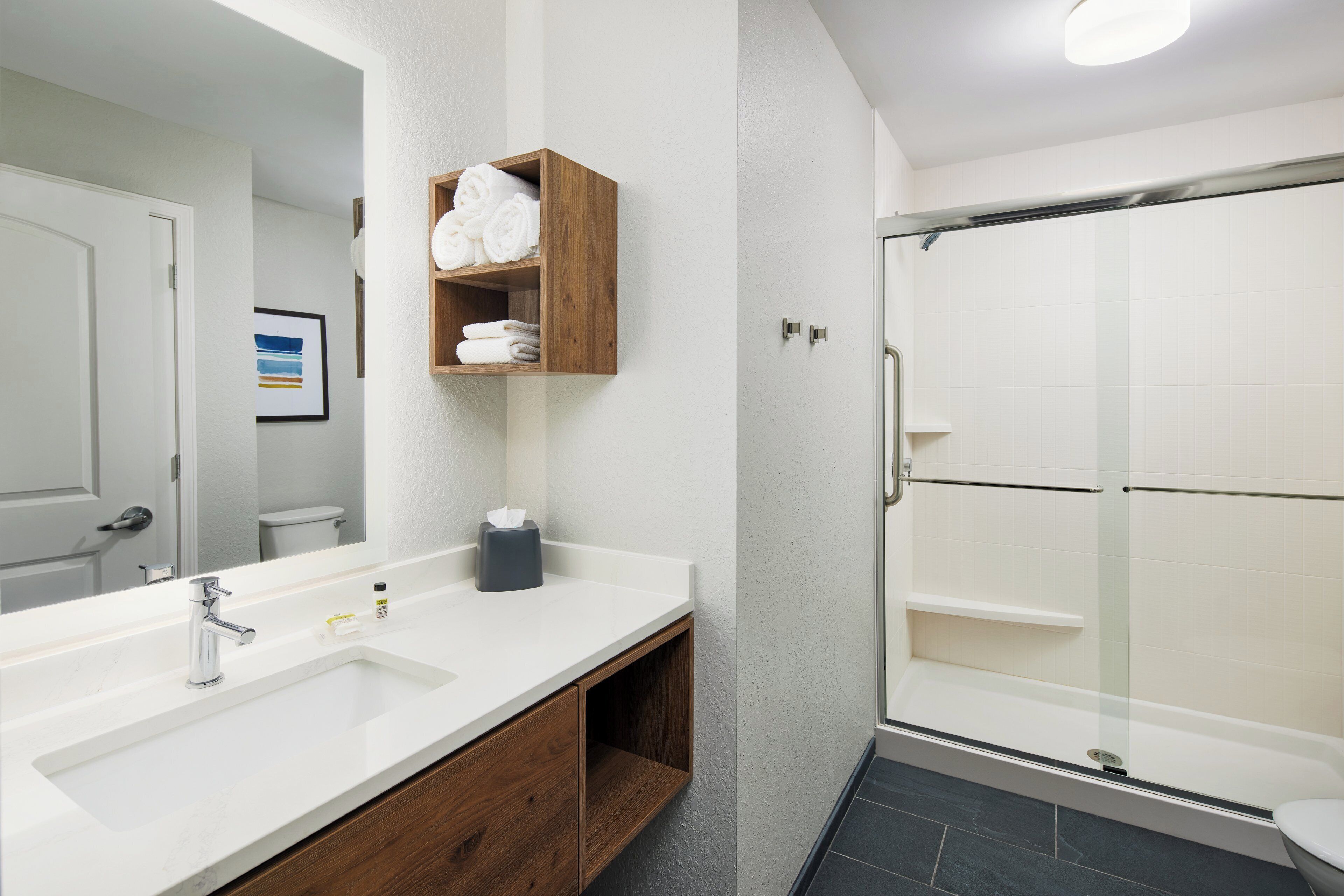 free toiletries, hair dryer, towels, soap