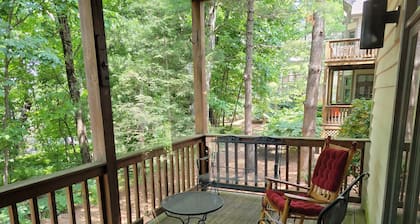 Top of Mountain 2 BR Condo, Short Walk to scenic overlooks of the Mtns. in Fall