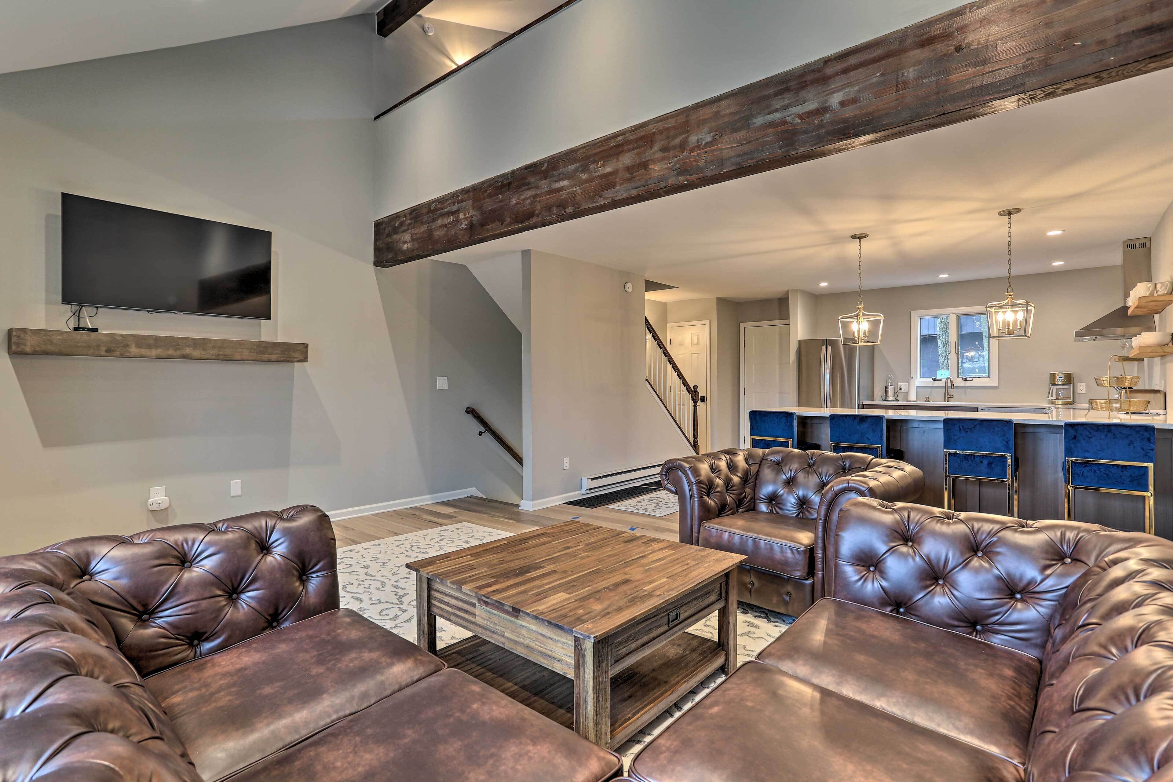 Elegant Ski-In/Ski-Out Tannersville Townhome!