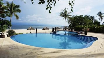 屋外プール、温水プール