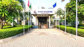 Voorkant van accommodatie