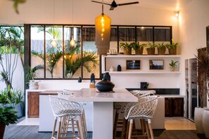 Basic Villa, Multiple Beds | Private kitchen