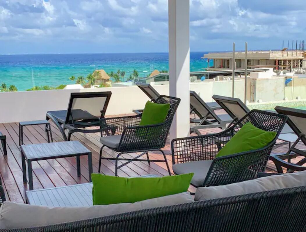 Your rooftop pool with views galore.