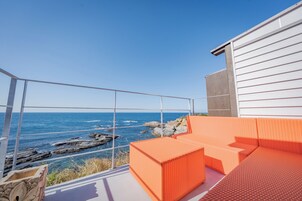 Luxury Quadruple Room, 1 Bedroom, Sauna, Sea View | Terrace/patio