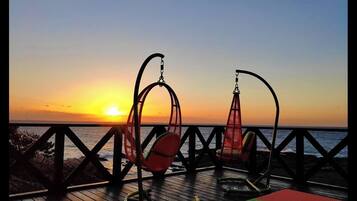 Firemannsrom – president, terrasse, havutsikt | Terrasse/patio