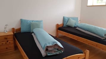 2 slaapkamers, beddengoed