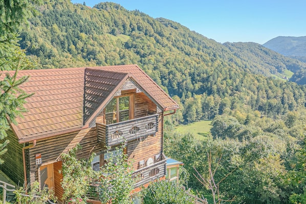Familienhaus, Mehrere Schlafzimmer, Bergseite (Pool & Wellness Chalet Sunshine) | Außenbereich