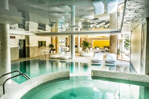 Indoor pool, outdoor pool