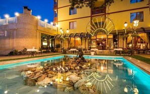 Front of property – evening/night