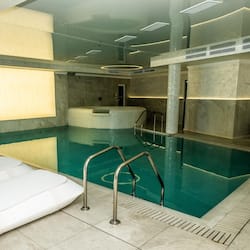 Indoor pool, outdoor pool