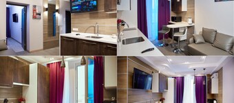 Luxury apartment with a Big Sauna and Jacuzzi!