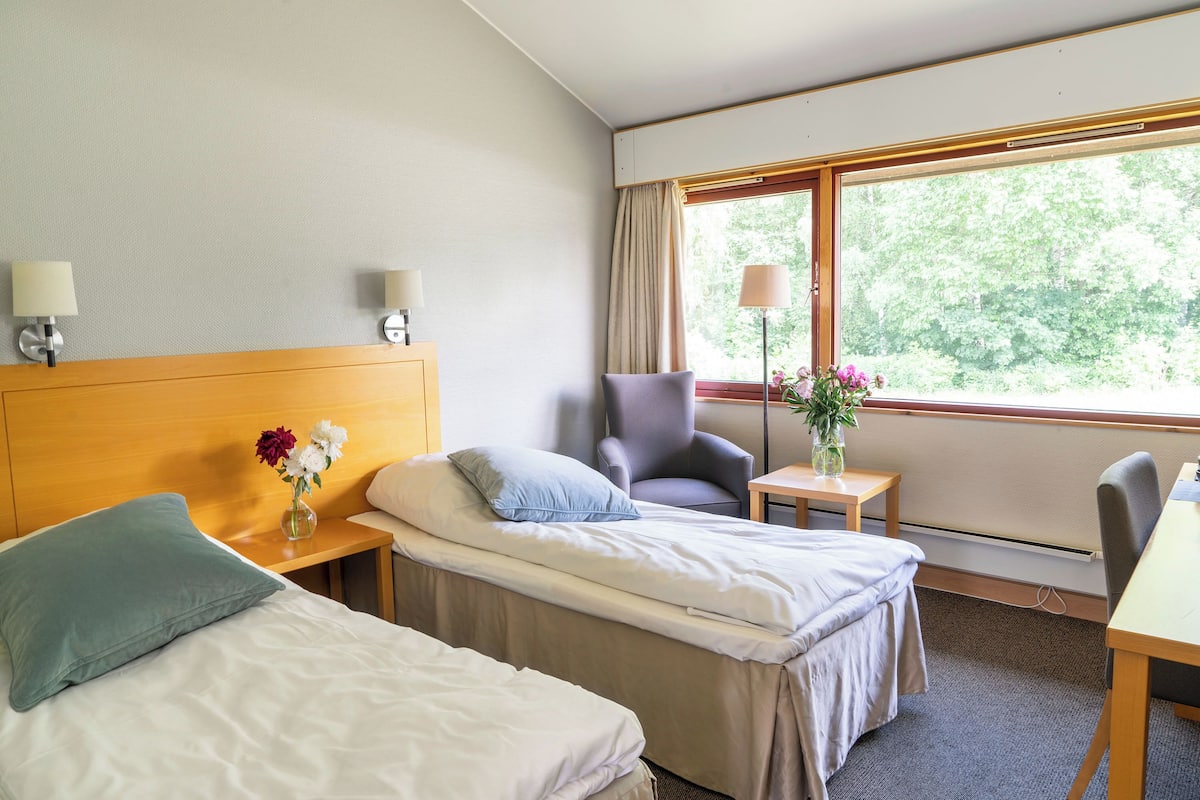Twin Room | Desk, laptop workspace, free WiFi, bed sheets