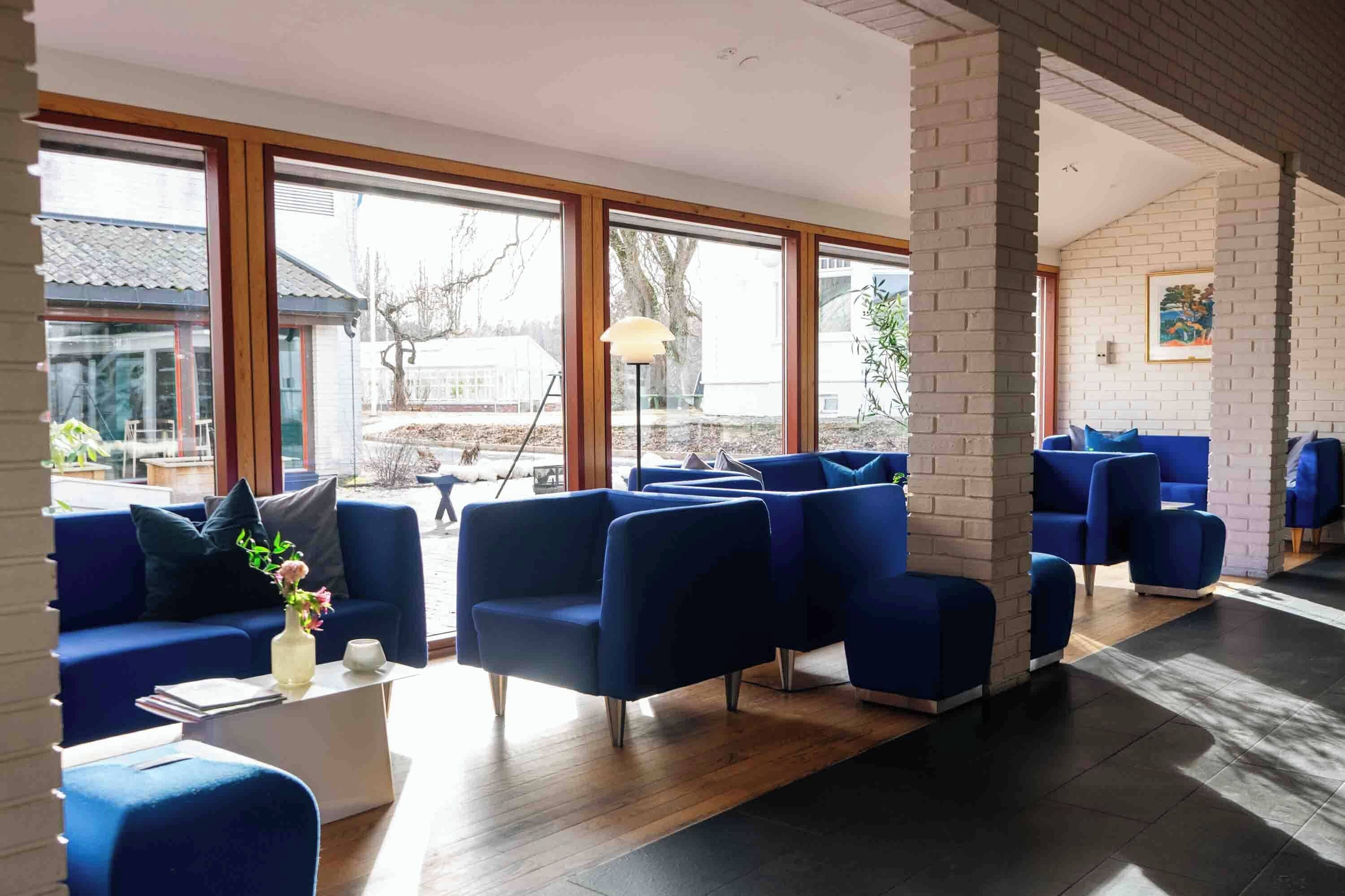 Sitteområde i lobbyen