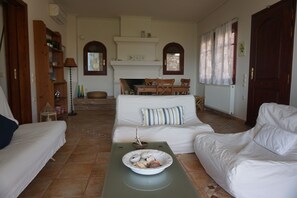 TV, books - Sea side house with magnificent garden (Lefokastro Argalasti)