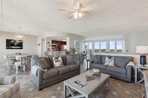 TV, DVD player - Oceanfront | Penthouse Sea Dunes Villa | Amazing Atlantic and Intracoastal Views (Amelia Island)