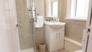 Shower, hair dryer