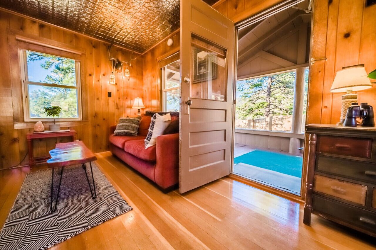 Smart TV, fireplace, video games, DVD player