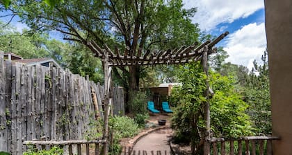 Historic Garden Retreat | Hot Tub, Walk to Plaza