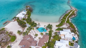 Exterior - February Point Oceanfront Villa, New Owner Rates, Includes Free Day Boat Rental  (Georgetown, BS)
