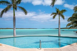 Outdoor pool, a heated pool - February Point Oceanfront Villa, New Owner Rates, Includes Free Day Boat Rental (Georgetown, BS)