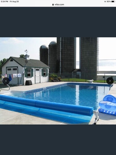 Lovely 4 bedroom 3 bath farmhouse with pool, located in Cooperstown, NY