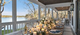 Private Lakefront Retreat with SpaCruzzi, Fire Pit and Serene Views