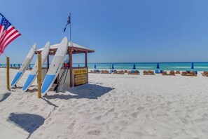 Accommodatie ligt op het strand