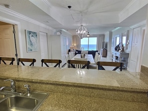 Dining - Massive Balcony Paradise - Front seat view to the beautiful Gulf! (Panama City Beach)