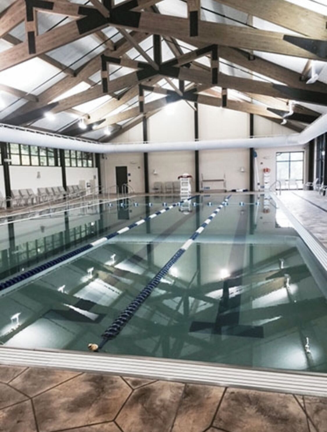 Indoor pool, outdoor pool