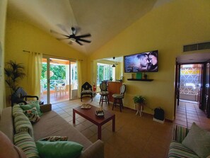 Smart-TV, Bücher, Musikbibliothek, Videothek