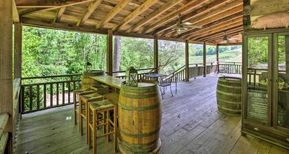 Romantic Log Cabin Escape on Delfosse Winery!