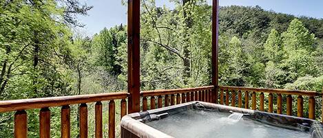 Baignoire à remous extérieure