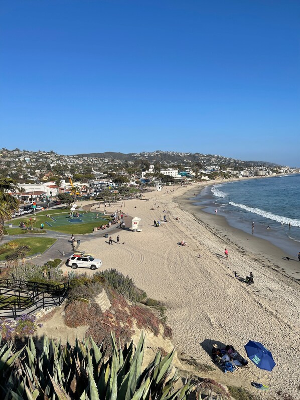 Beach nearby, beach towels
