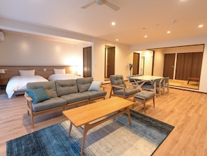 Condo Suite with Ocean View, Non Smoking | 2 bedrooms, down duvets, desk, blackout curtains